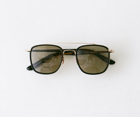YELLOWS PLUS PETE SUNGLASS Black Havana/Deep Gold