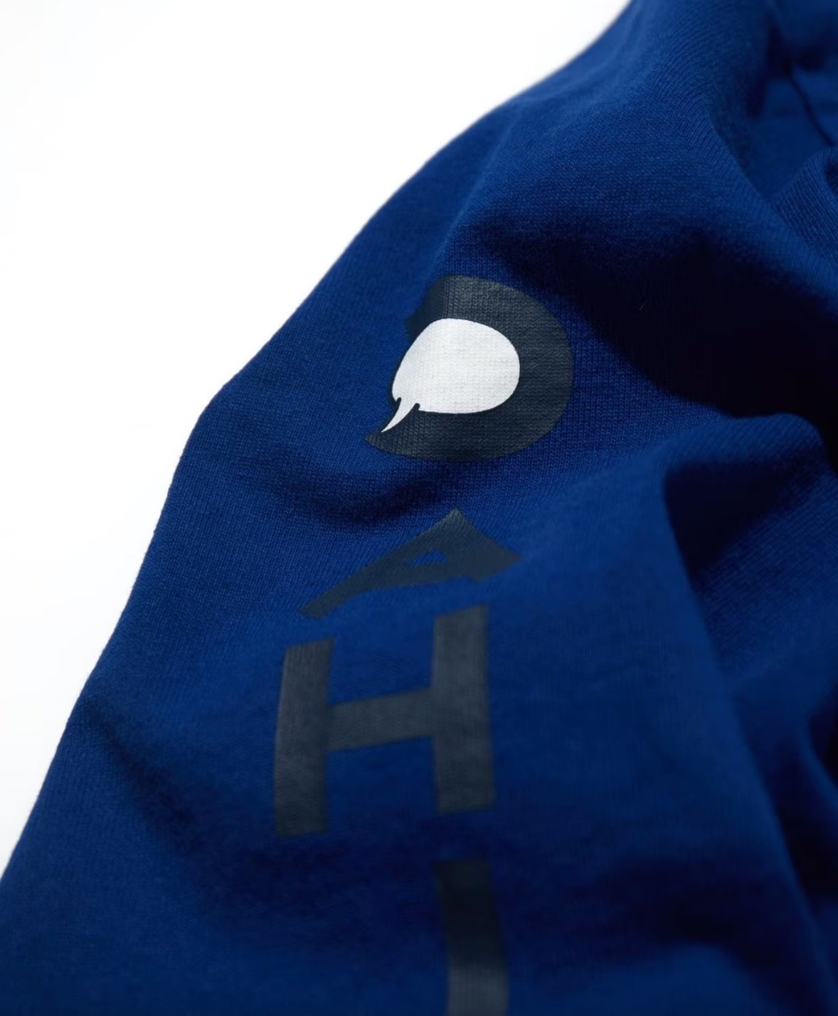 CAHLUMN Heavy weight Jersey Mock Neck L/S Print Tee