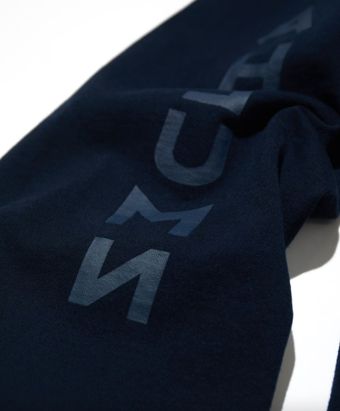 CAHLUMN Heavy weight Jersey Mock Neck L/S Print Tee