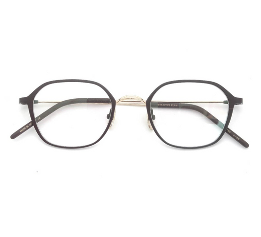 YELLOWS PLUS TIFF EYEGLASS FRAME Matt brown/Gold