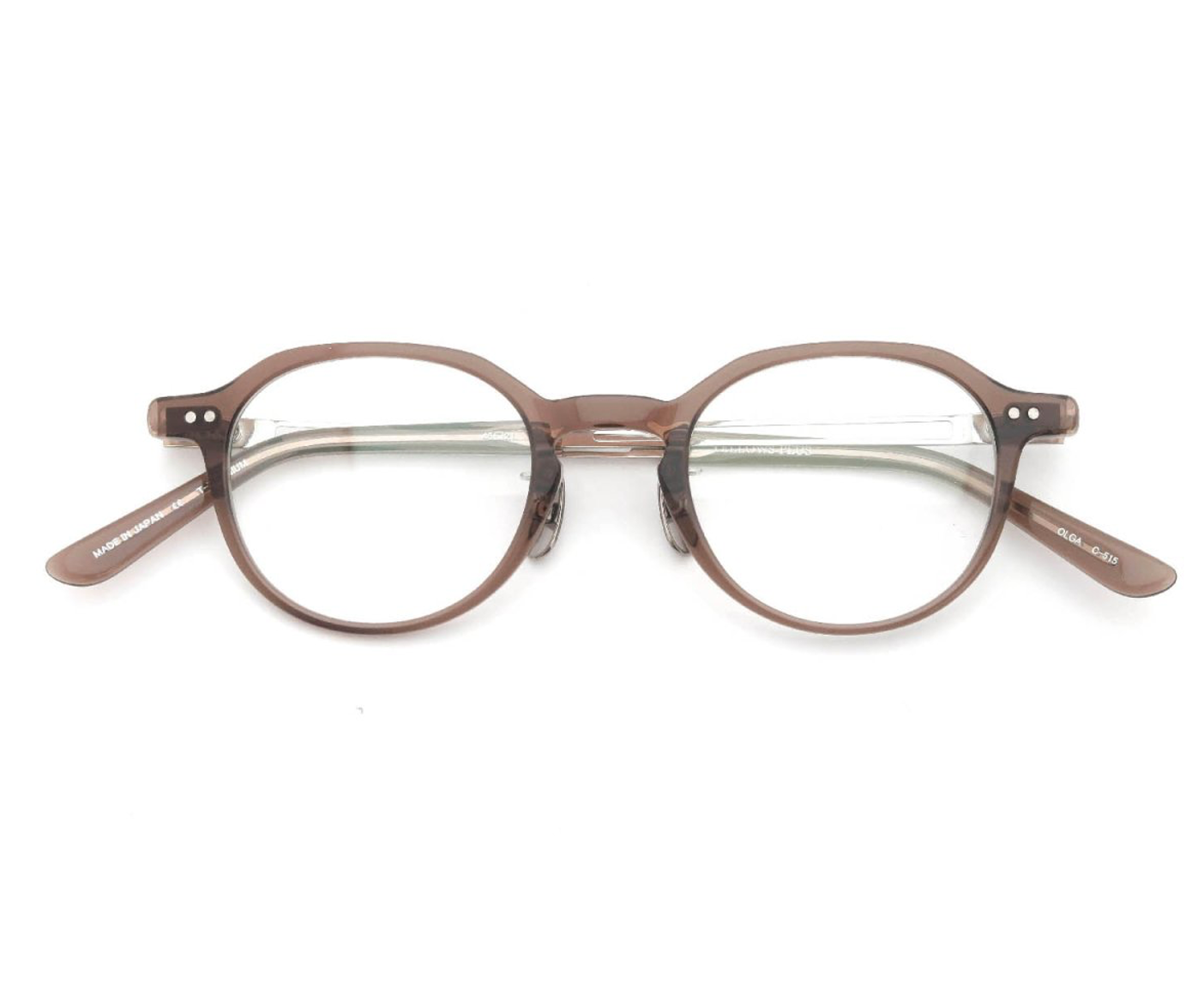 YELLOWS PLUS OLGA EYEWEAR Crystal Brown/Silver