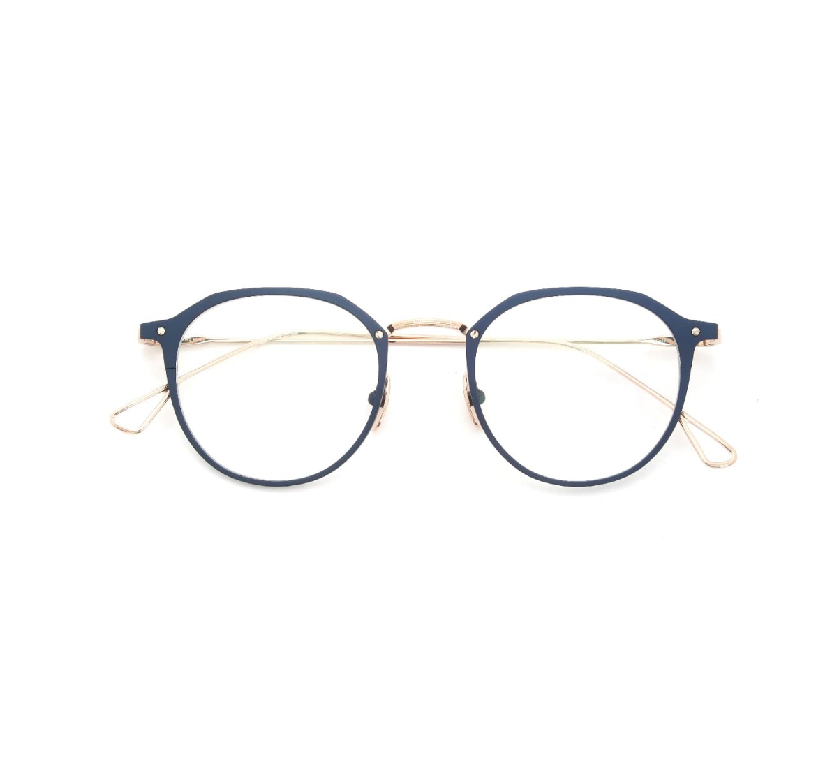 YELLOWS PLUS ROLAND EYEWEAR Matt Navy/Rose Gold