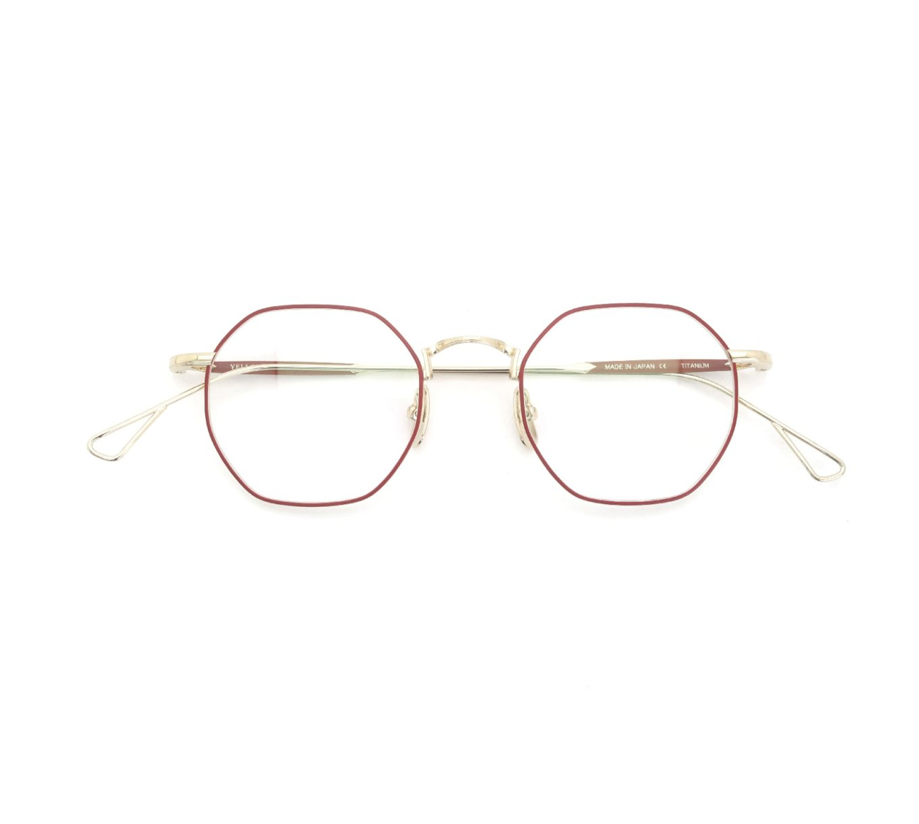 YELLOWS PLUS BYRON EYEWEAR Gold/Dark Red