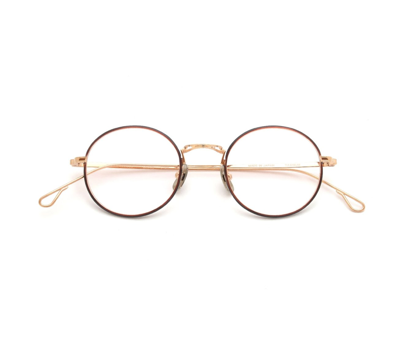 YELLOWS PLUS LESLIE EYEWEAR Rose Gold/Brown