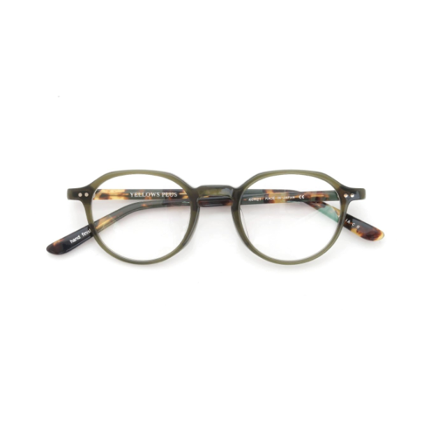 YELLOWS PLUS NADIA EYEWEAR Yellowish Green/Classical Havana