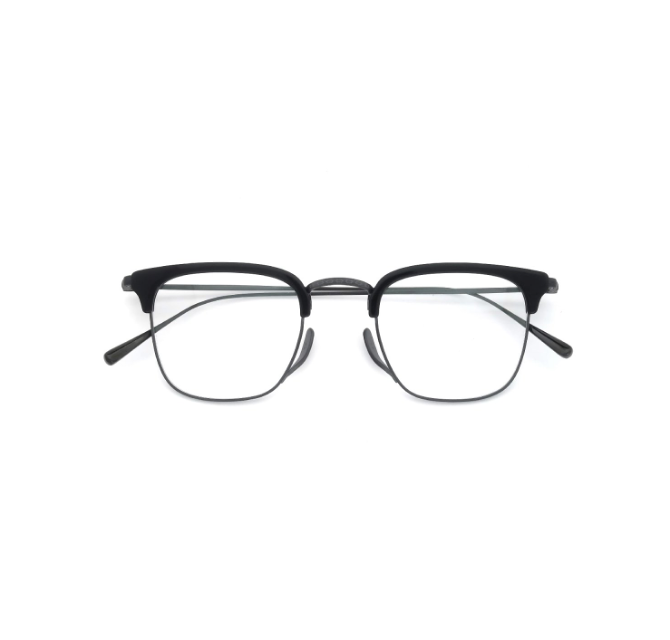 KameManNen Eyeglass Frame KMN-1112 BK/MBK