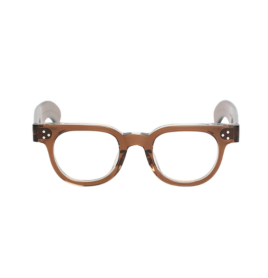 JULIUS TART OPTICAL FDR Eyeglass Frame Brown Crystal II