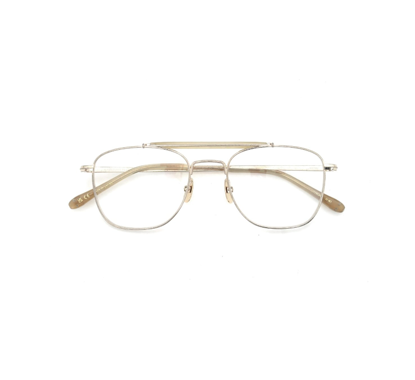 YELLOWS PLUS TYRONE EYEWEAR Beige/Damage Gold