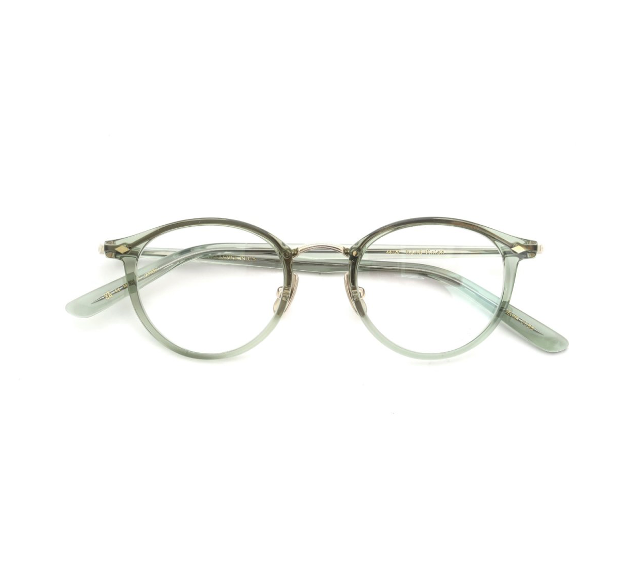 YELLOWS PLUS SILMO2023 SELINA EYEWEAR Mist Green/Gold