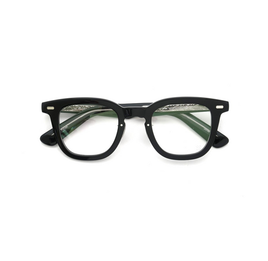 YELLOWS PLUS LESTER EYEGLASS FRAME Black/Silver