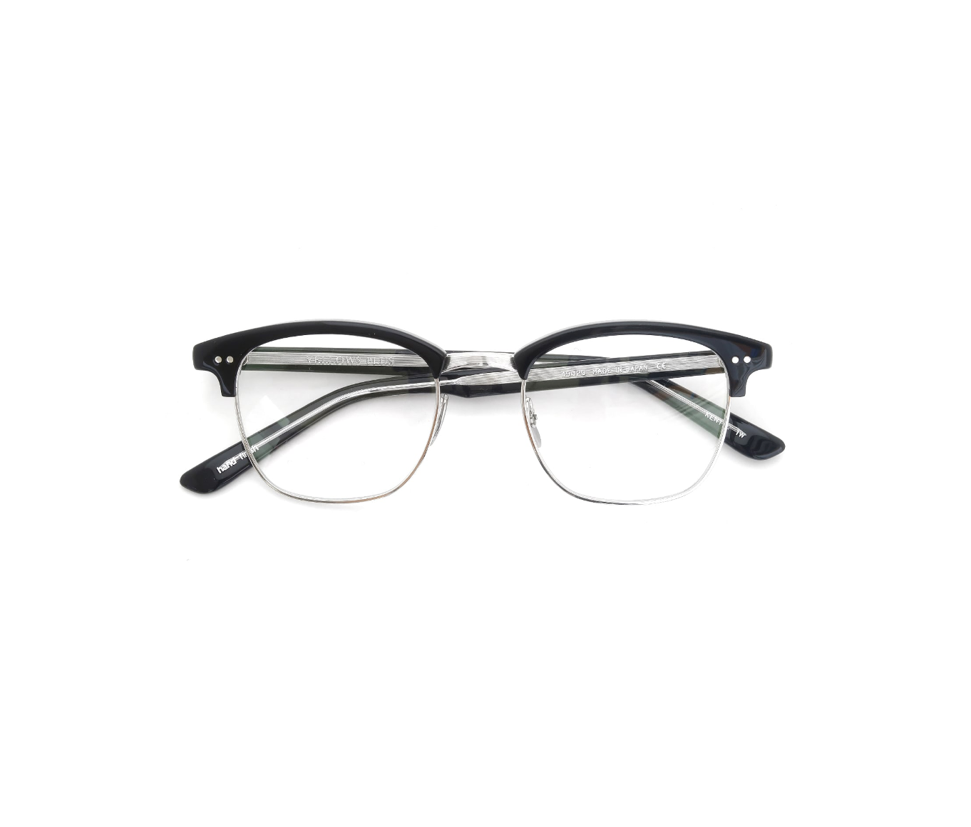YELLOWS PLUS KENT EYEGLASS FRAME Matt Black/At.Silver