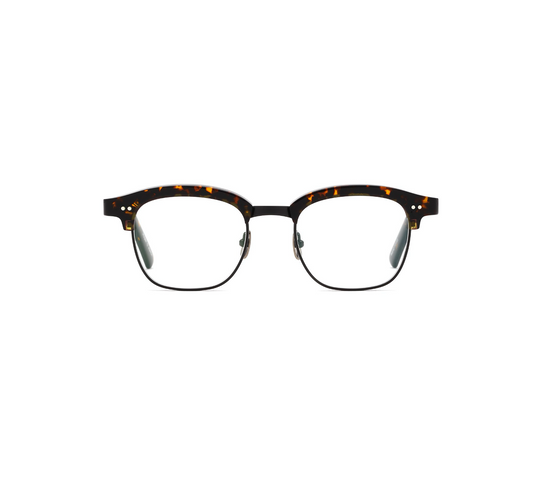 YELLOWS PLUS ROGER EYEGLASS FRAME Fine Turtle Black