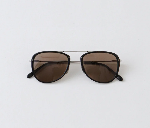 YELLOWS PLUS ANTON SUNGLASS Black Silver