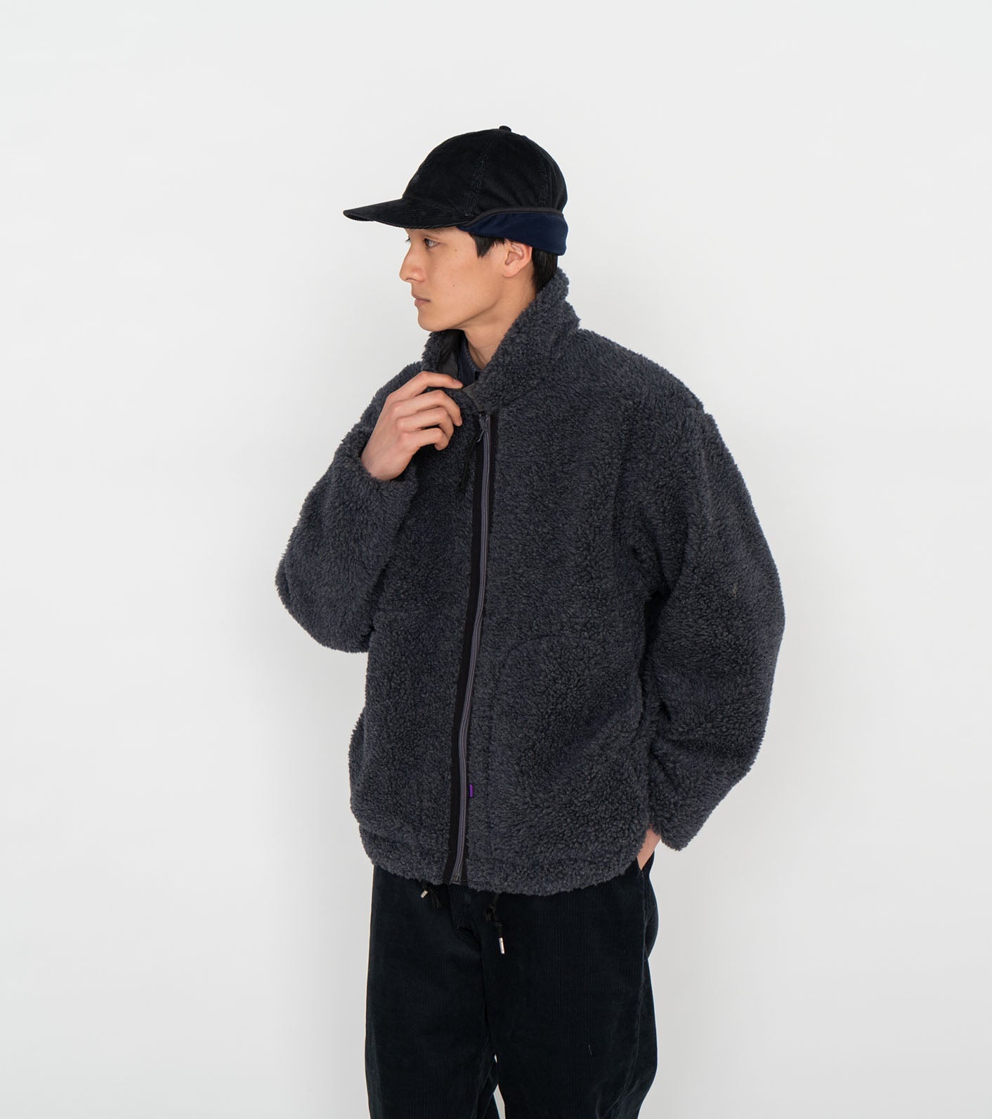THE NORTH FACE PURPLE LABEL Wool Boa Field Reversible Jacket