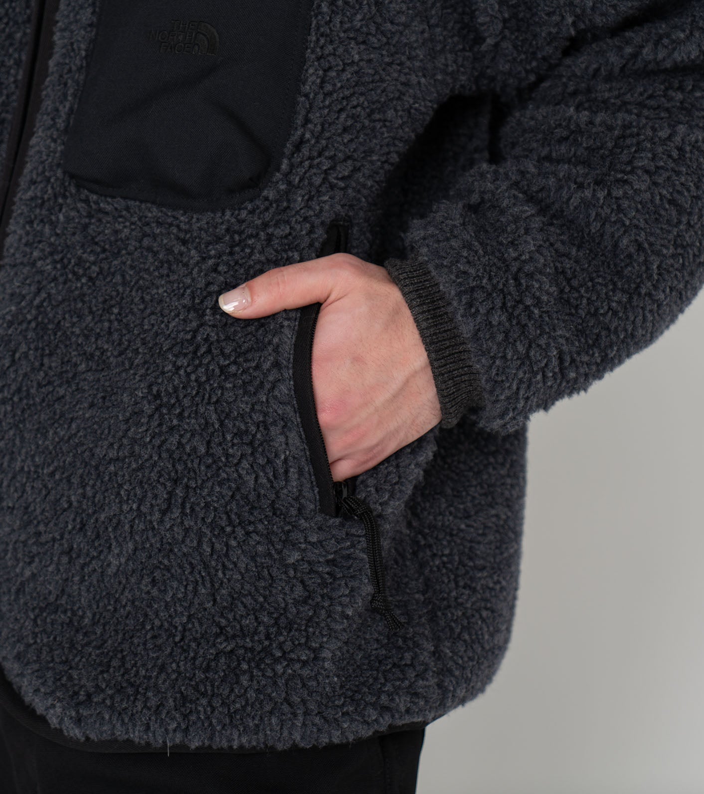 THE NORTH FACE PURPLE LABEL Wool Boa WINDSTOPPER Field Cardigan