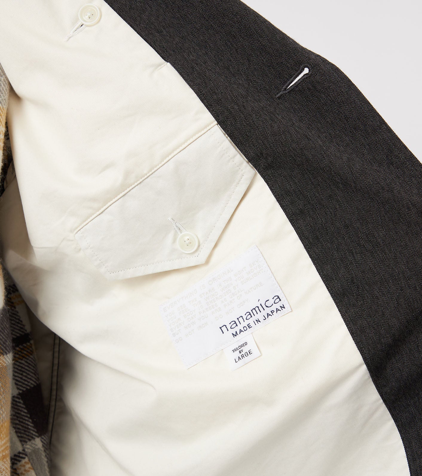 nanamica Wool Gabardine Club Jacket