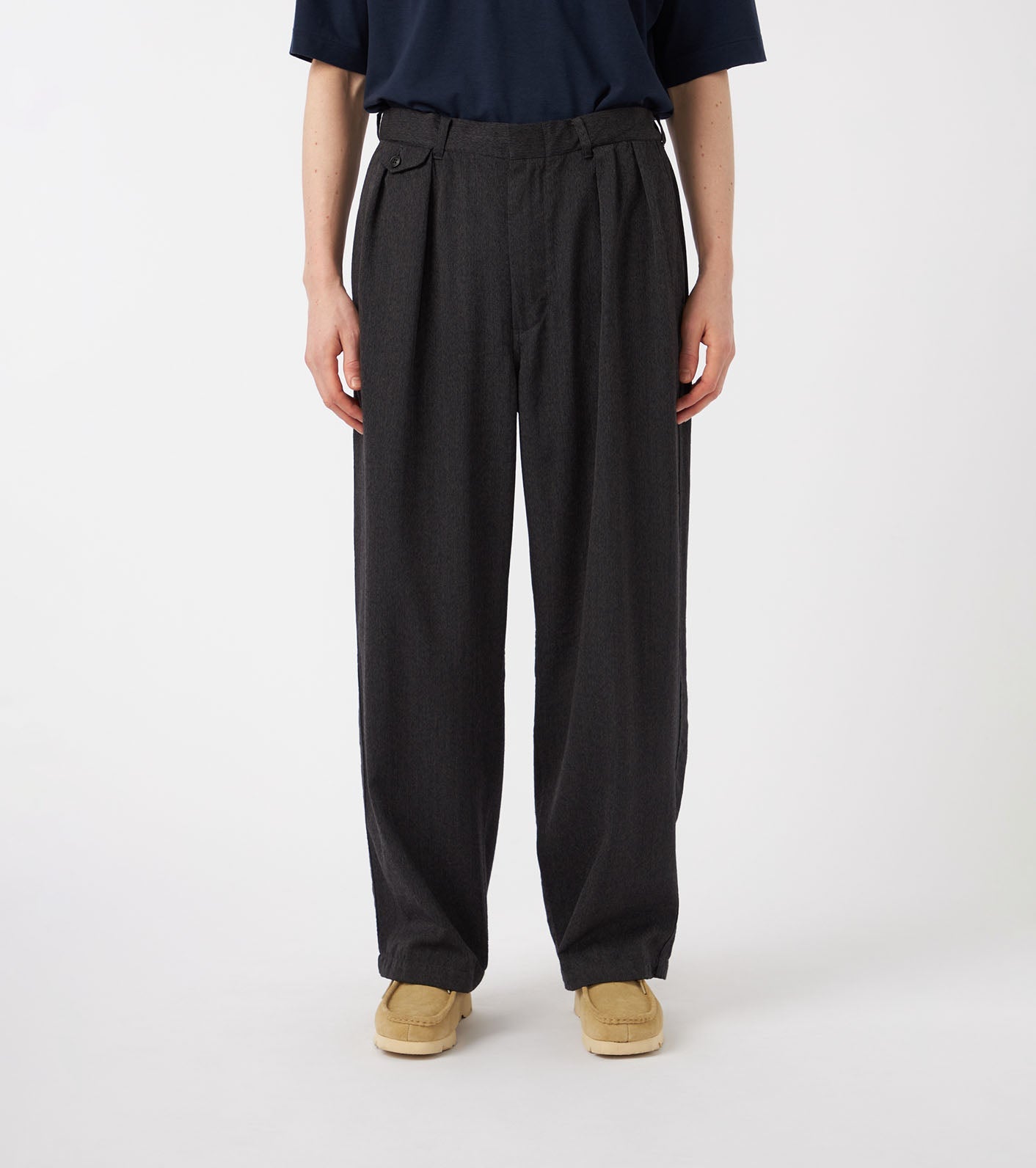 nanamica Wool Gabardine Pleat Pants