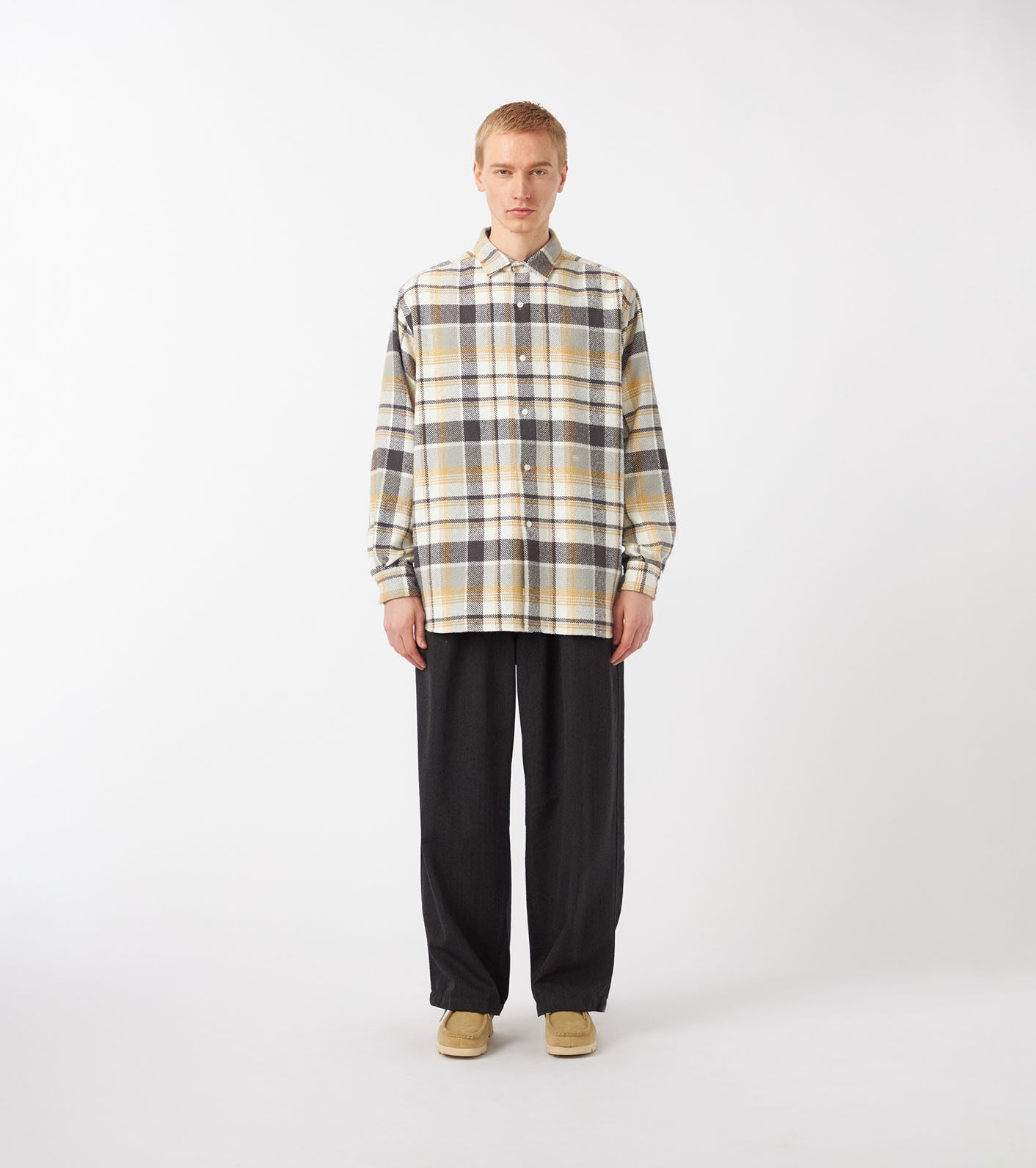nanamica Wool Gabardine Pleat Pants