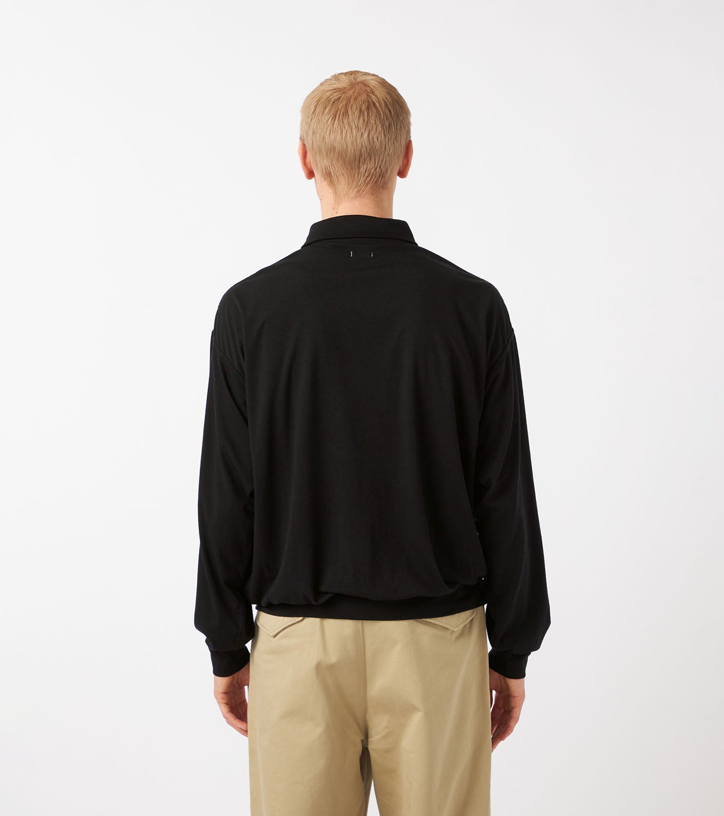 nanamica Wool Jersey L/S Polo