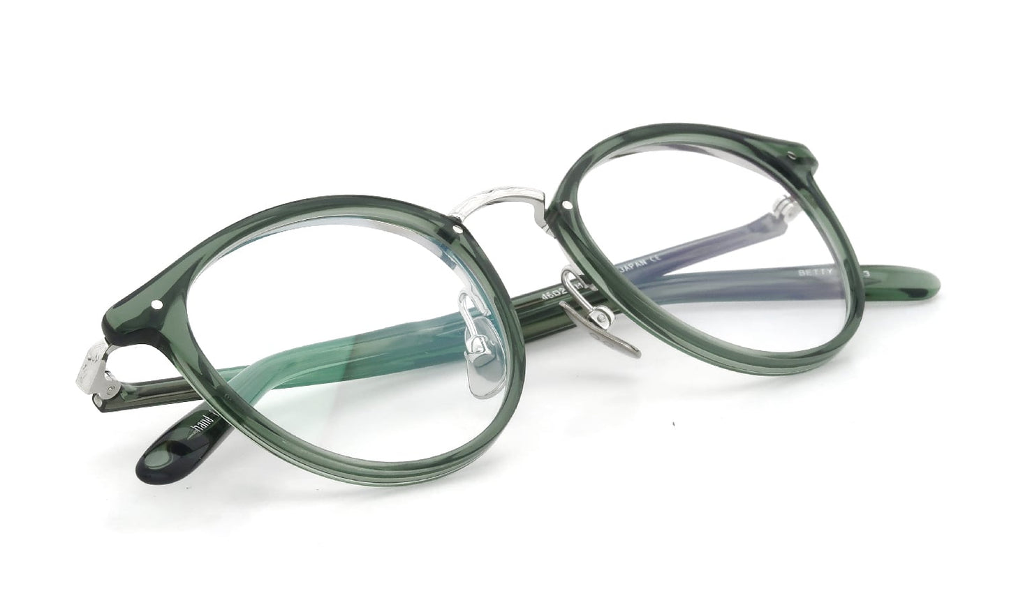 YELLOWS PLUS BETTY EYEWEAR Godey Green/Silver