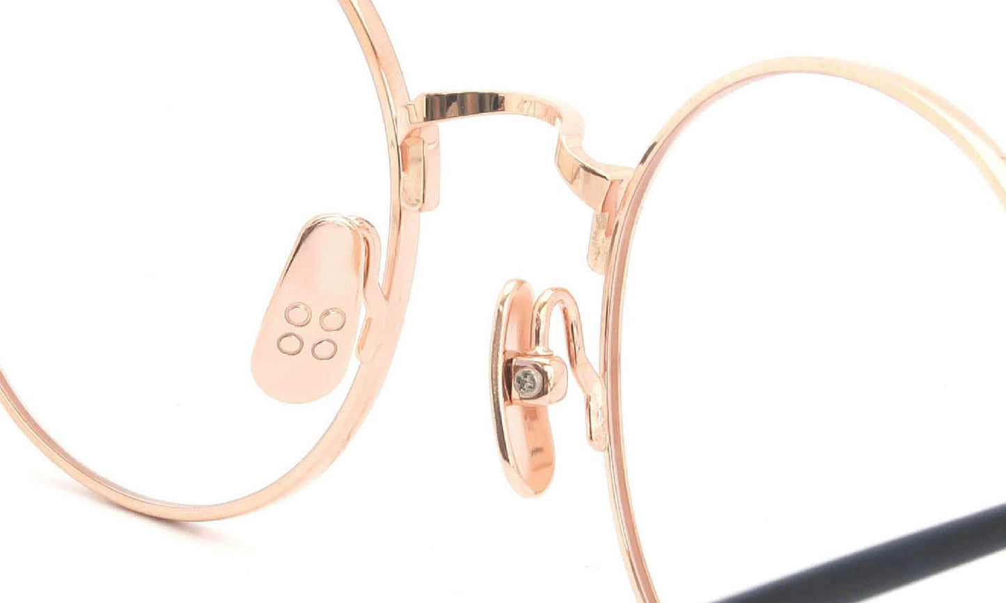 YELLOWS PLUS BILL EYEWEAR Rose Gold/Navy