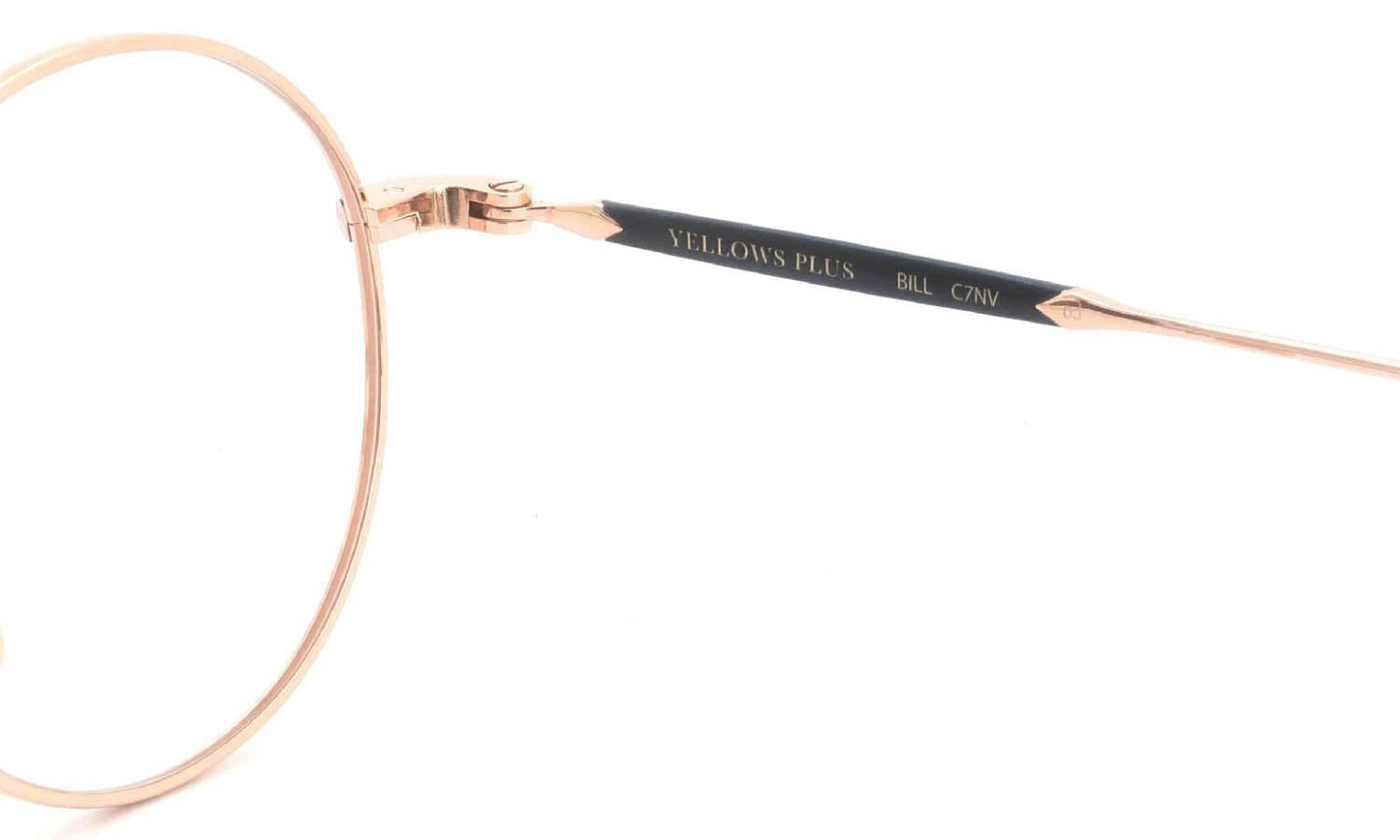 YELLOWS PLUS BILL EYEWEAR Rose Gold/Navy