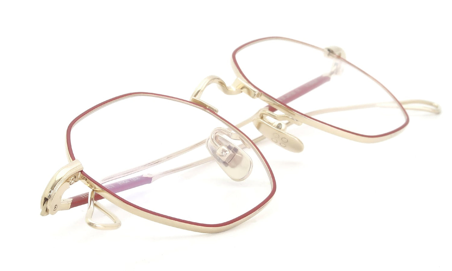 YELLOWS PLUS BYRON EYEWEAR Gold/Dark Red