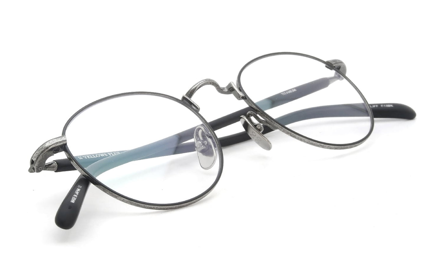 YELLOWS PLUS CLIFF EYEWEAR Matt Black/Damage Silver