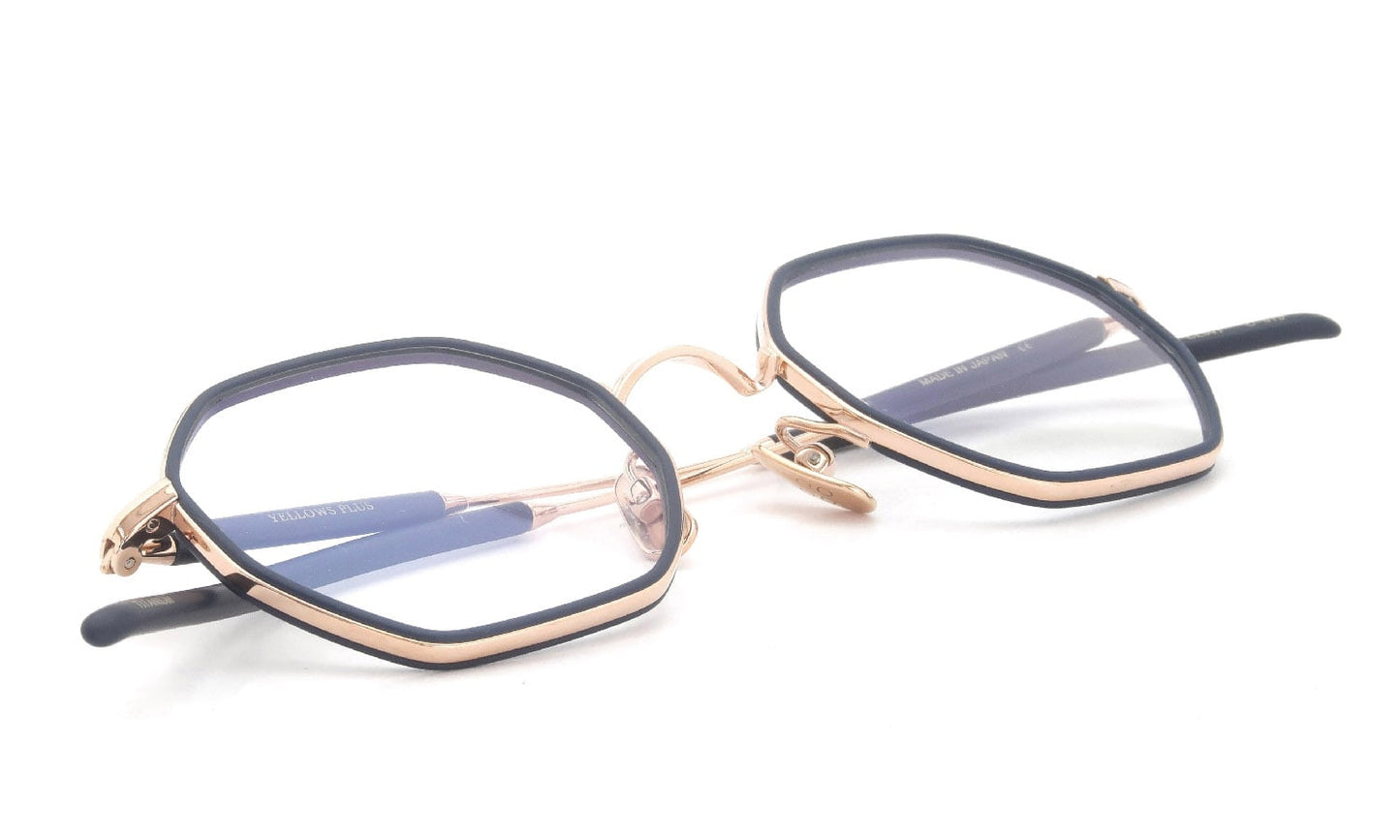 YELLOWS PLUS CLINT EYEWEAR Matt Navy/Rose Gold