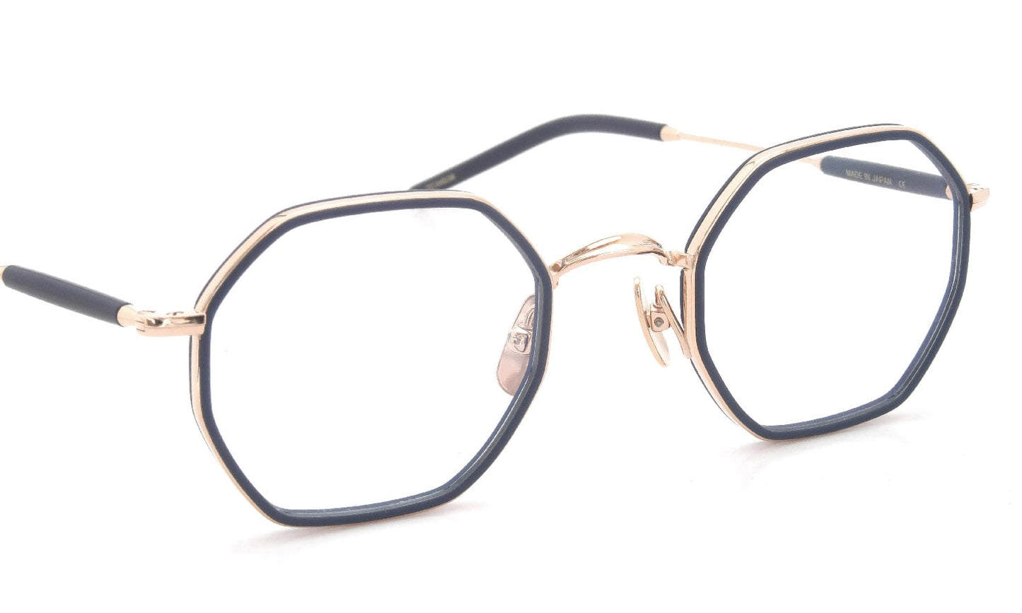 YELLOWS PLUS CLINT EYEWEAR Matt Navy/Rose Gold