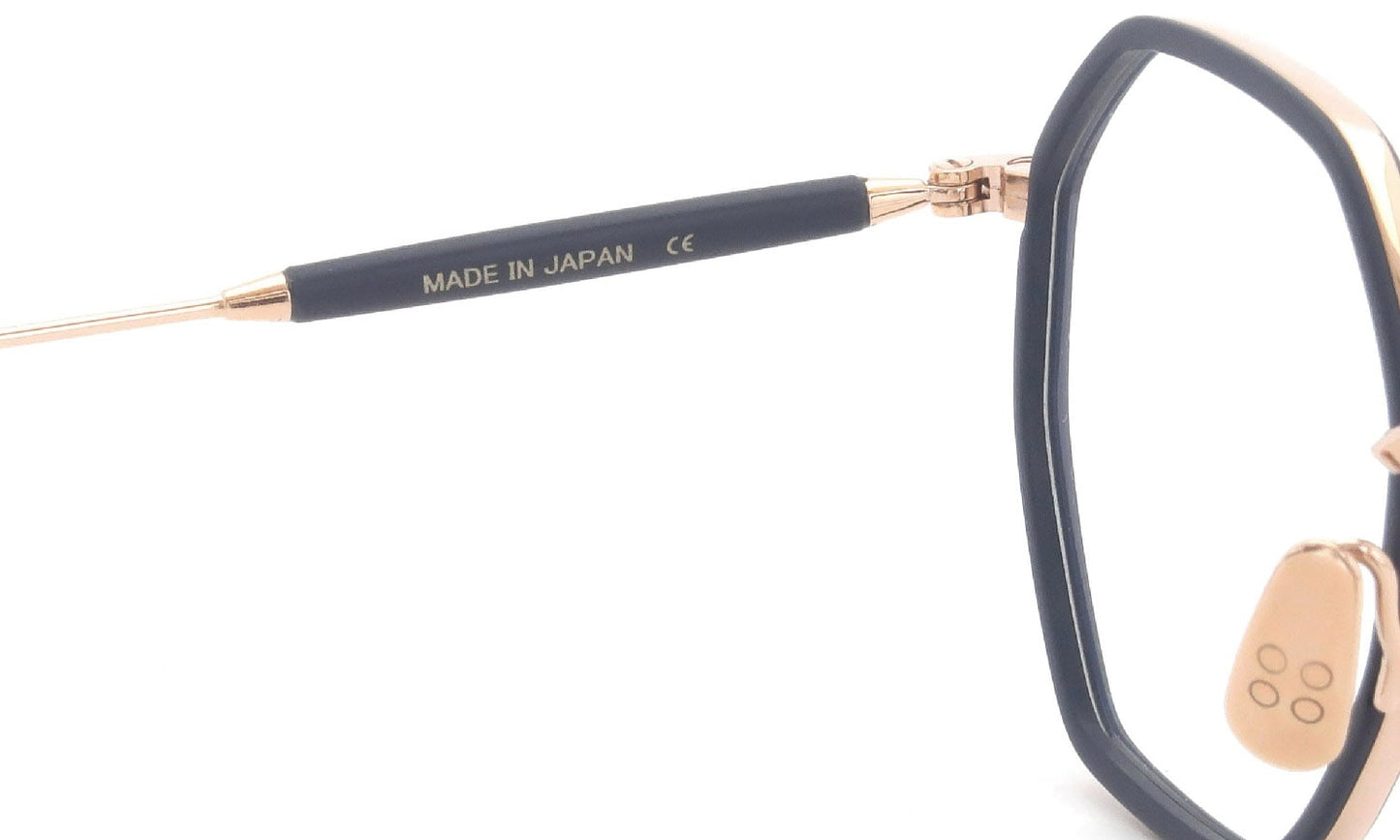 YELLOWS PLUS CLINT EYEWEAR Matt Navy/Rose Gold