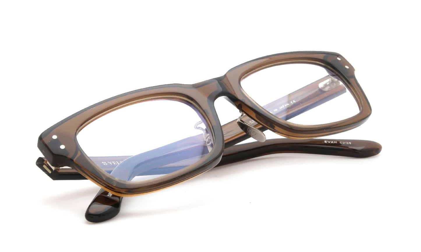 YELLOWS PLUS EVAN EYEGLASS FRAME Crystal Brown