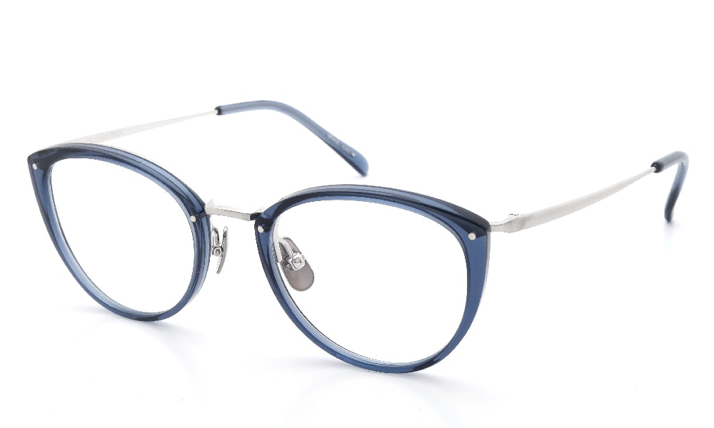 YELLOWS PLUS GRACE EYEGLASS FRAME Cobalt Blue/Silver
