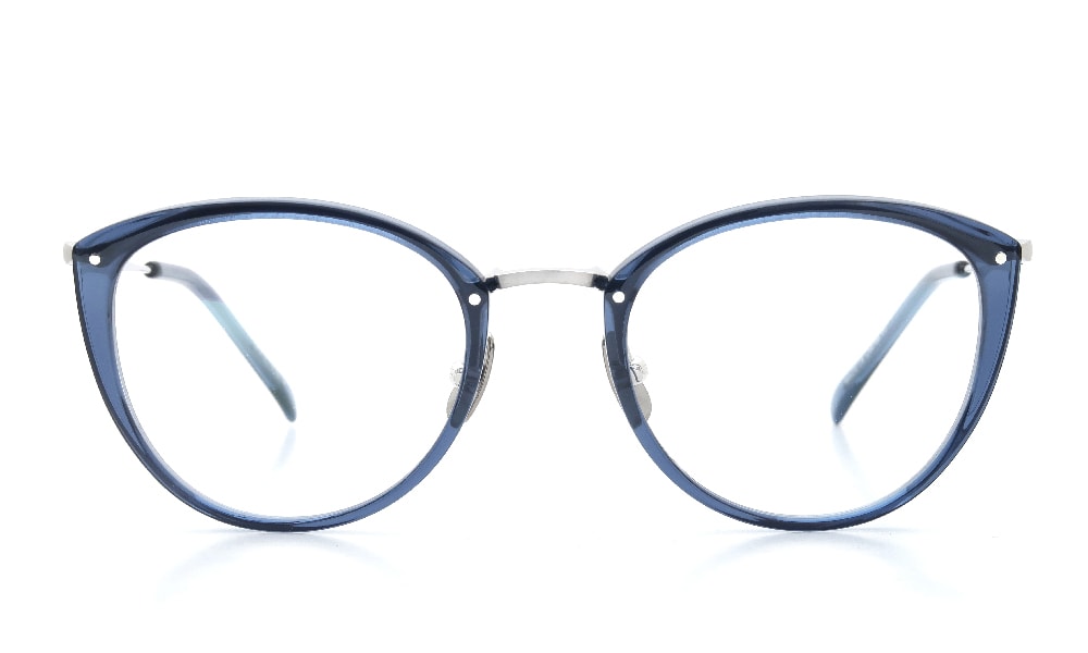 YELLOWS PLUS GRACE EYEGLASS FRAME Cobalt Blue/Silver