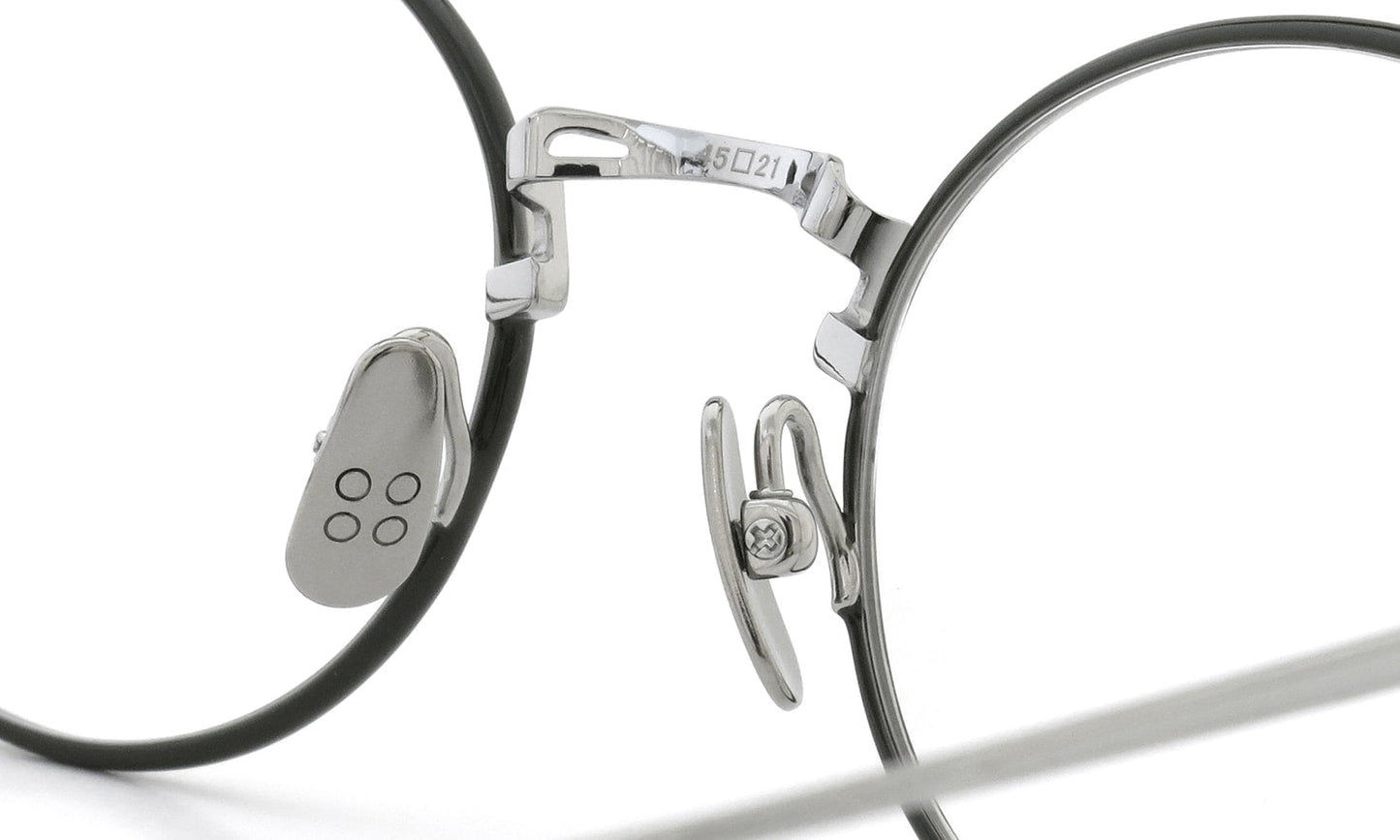 YELLOWS PLUS LESLIE EYEWEAR Silver/Moss Green