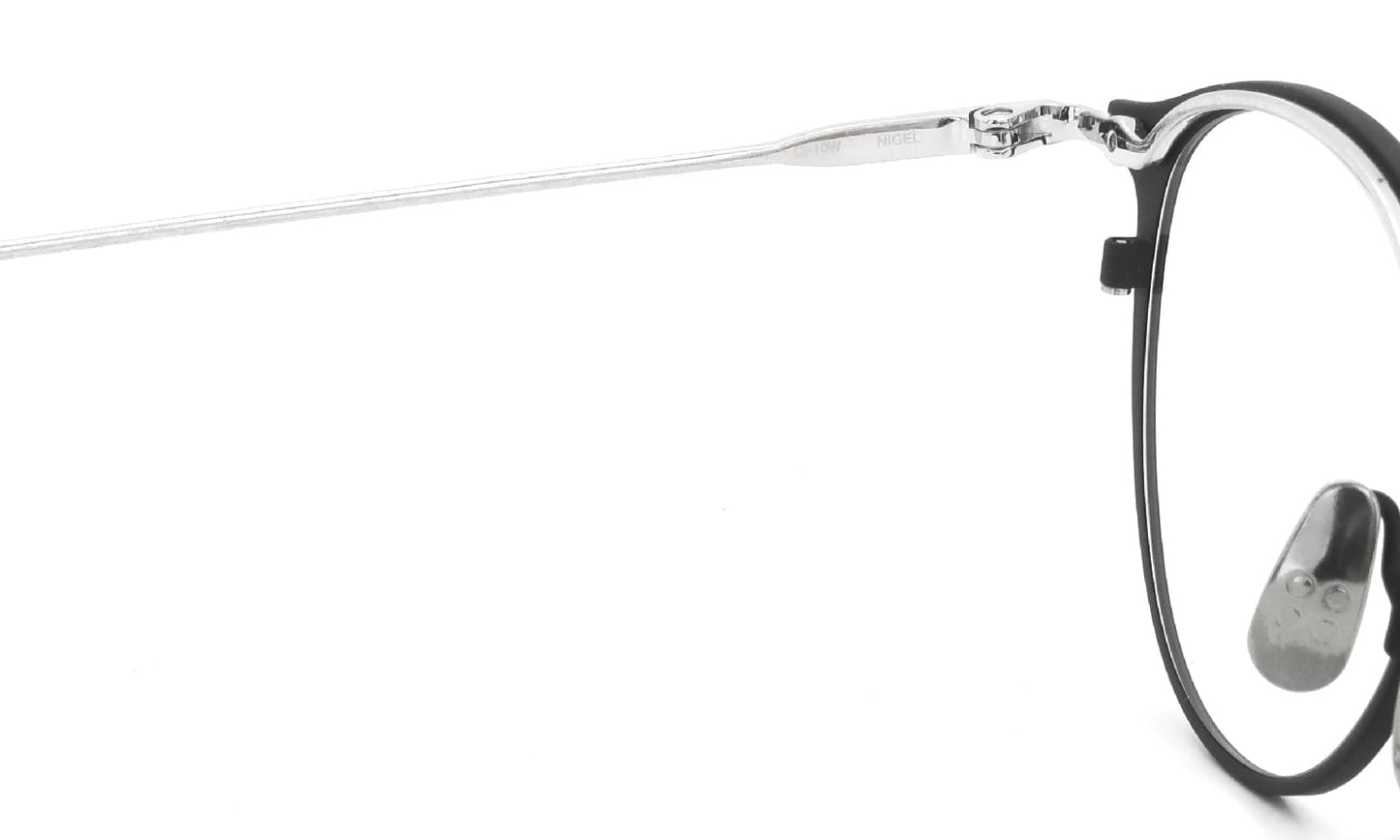 YELLOWS PLUS NIGEL EYEWEAR Matt Black/Damage Silver