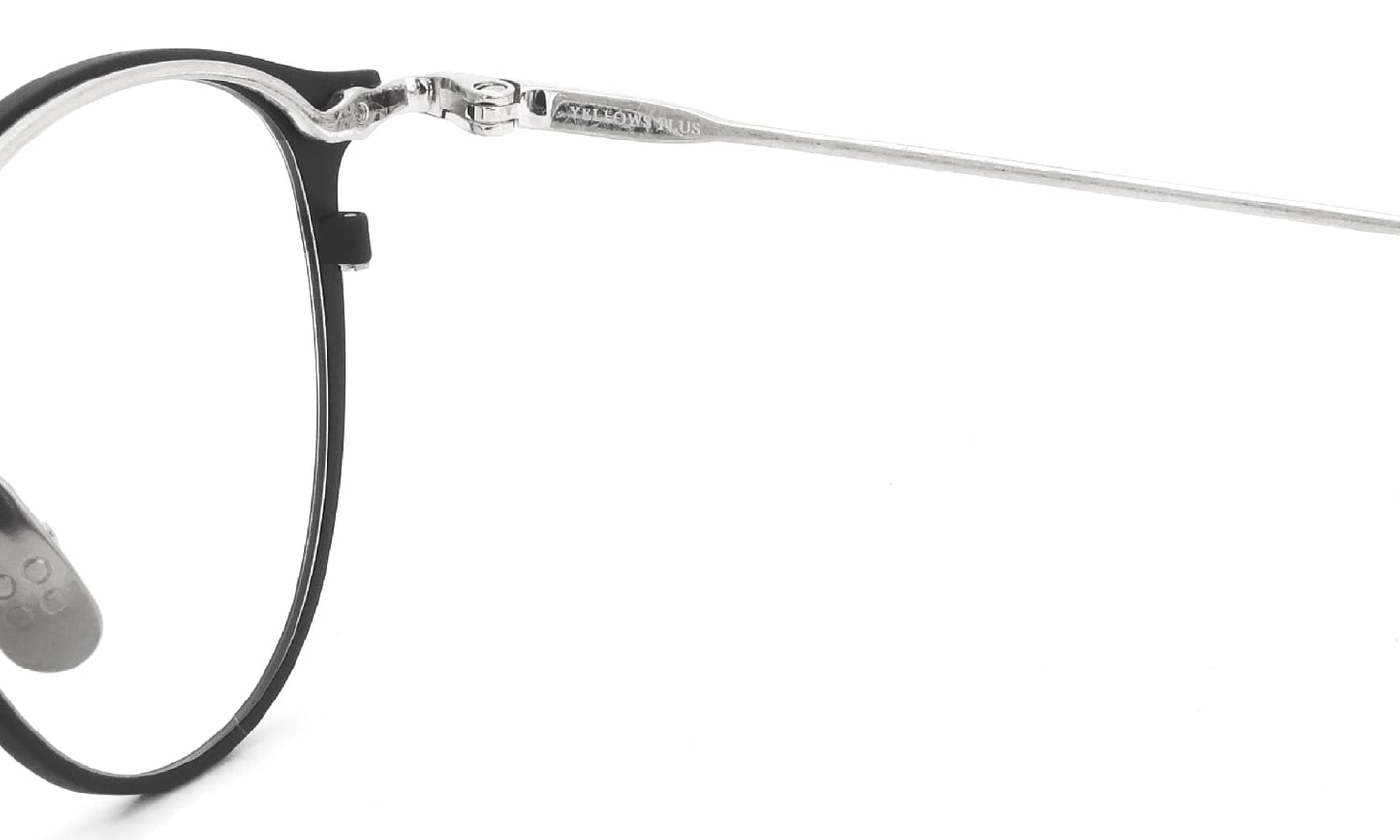 YELLOWS PLUS NIGEL EYEWEAR Matt Black/Damage Silver