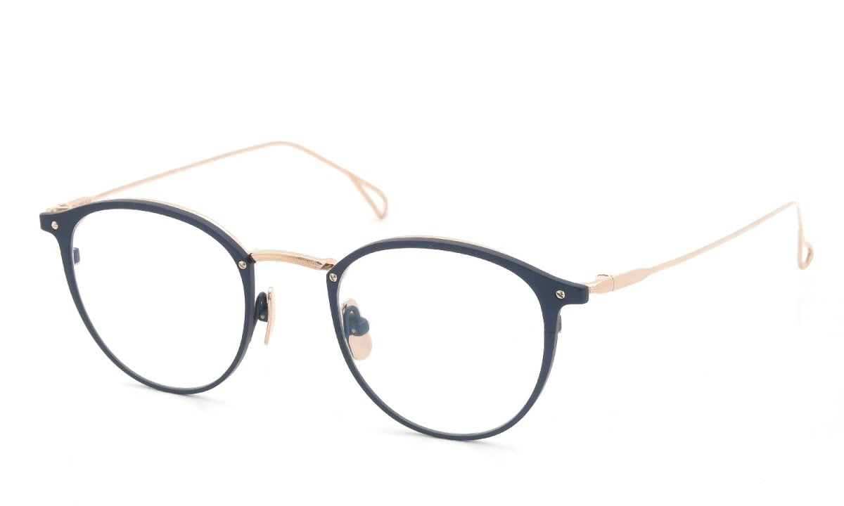 YELLOWS PLUS NIGEL EYEWEAR Matt Navy/Rose Gold