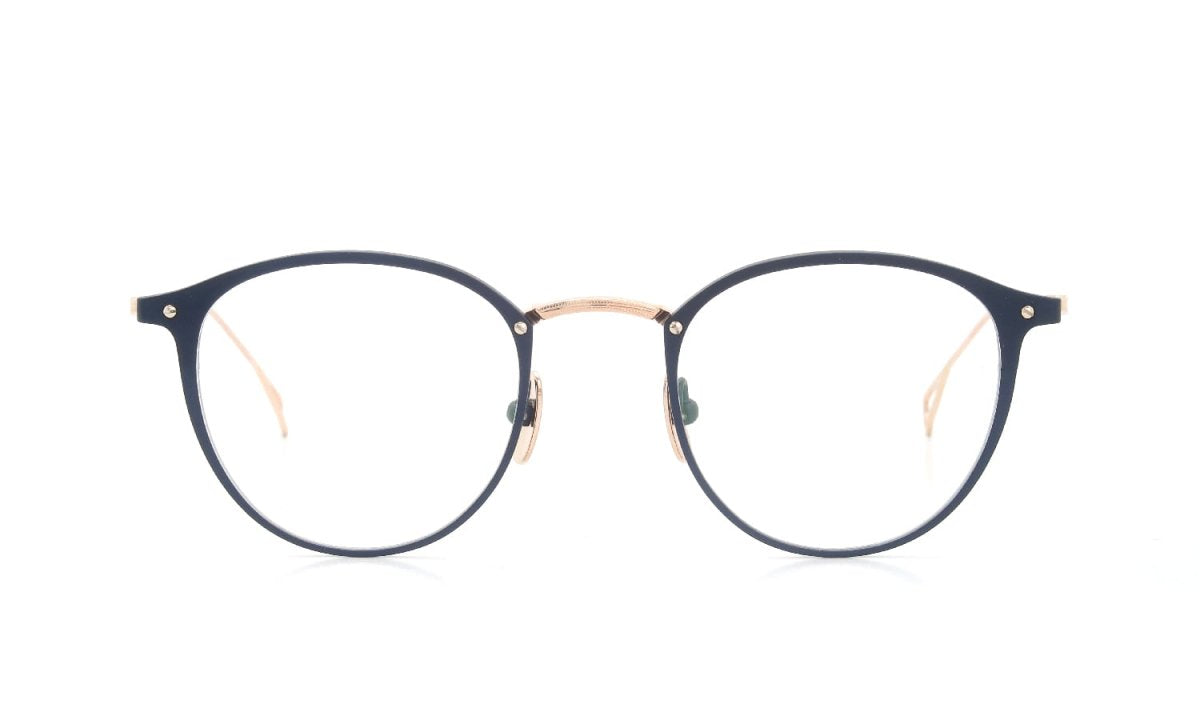 YELLOWS PLUS NIGEL EYEWEAR Matt Navy/Rose Gold