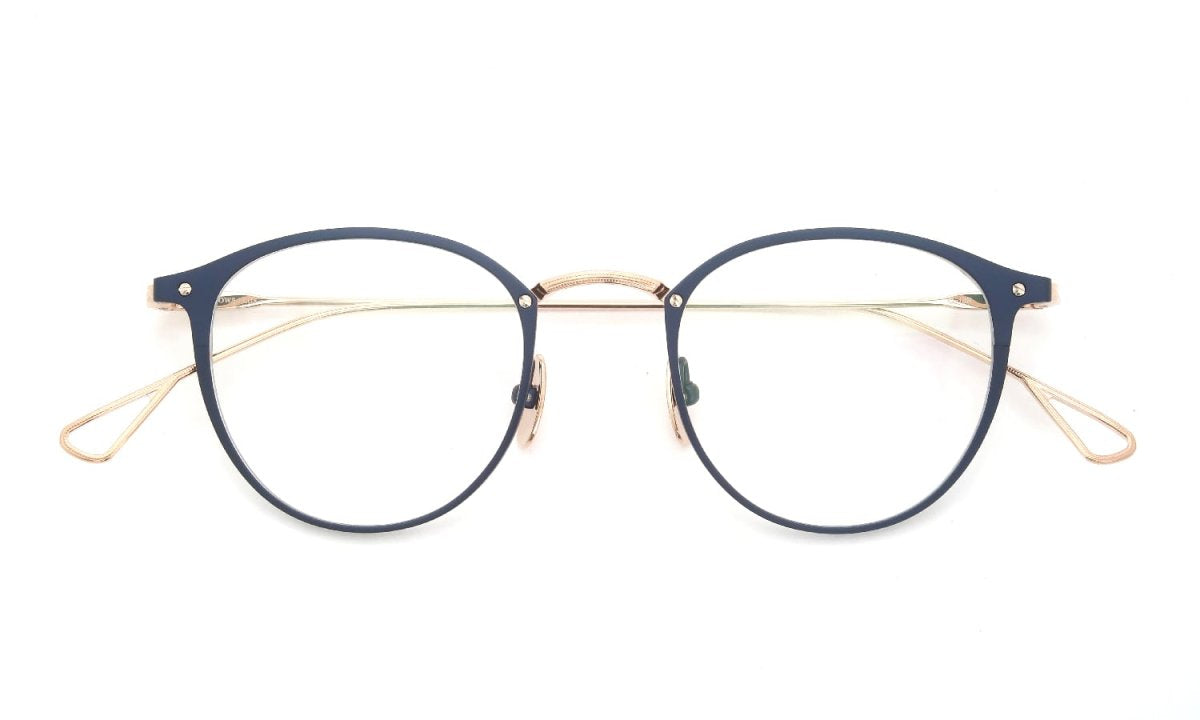 YELLOWS PLUS NIGEL EYEWEAR Matt Navy/Rose Gold