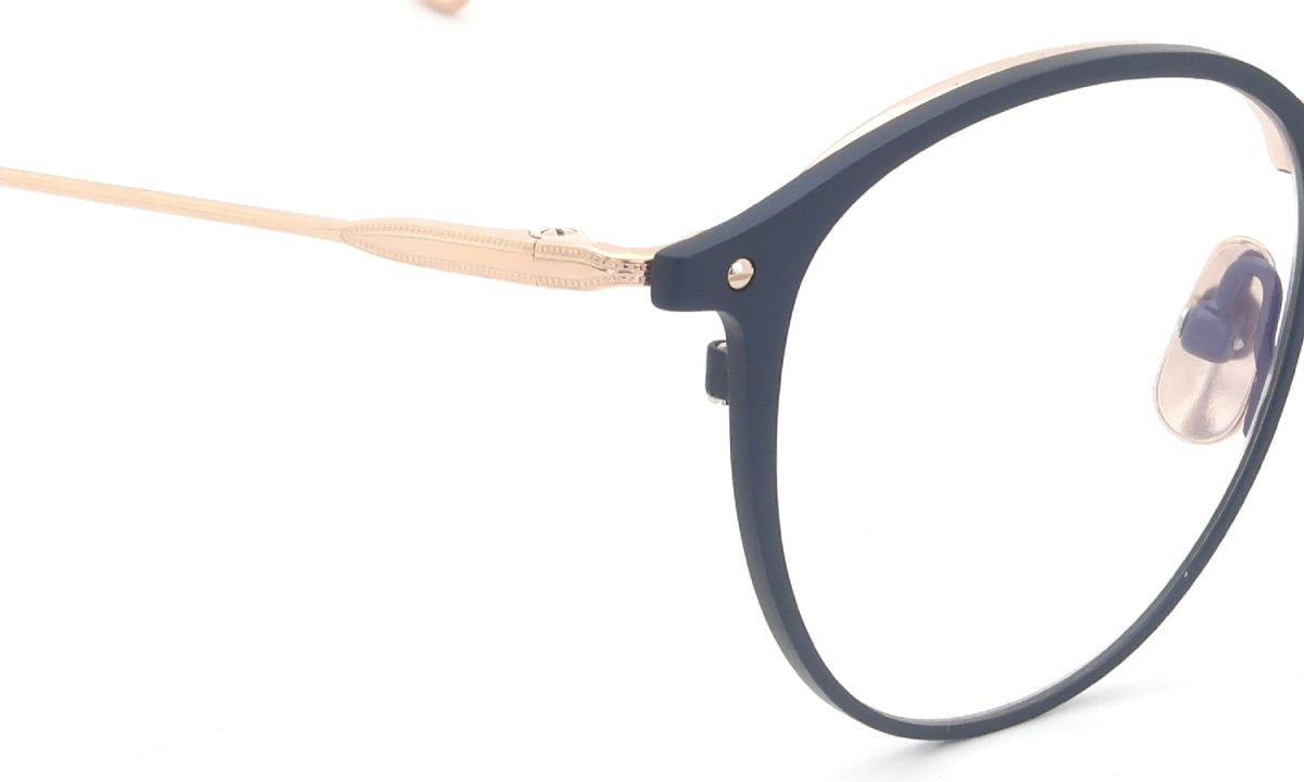 YELLOWS PLUS NIGEL EYEWEAR Matt Navy/Rose Gold