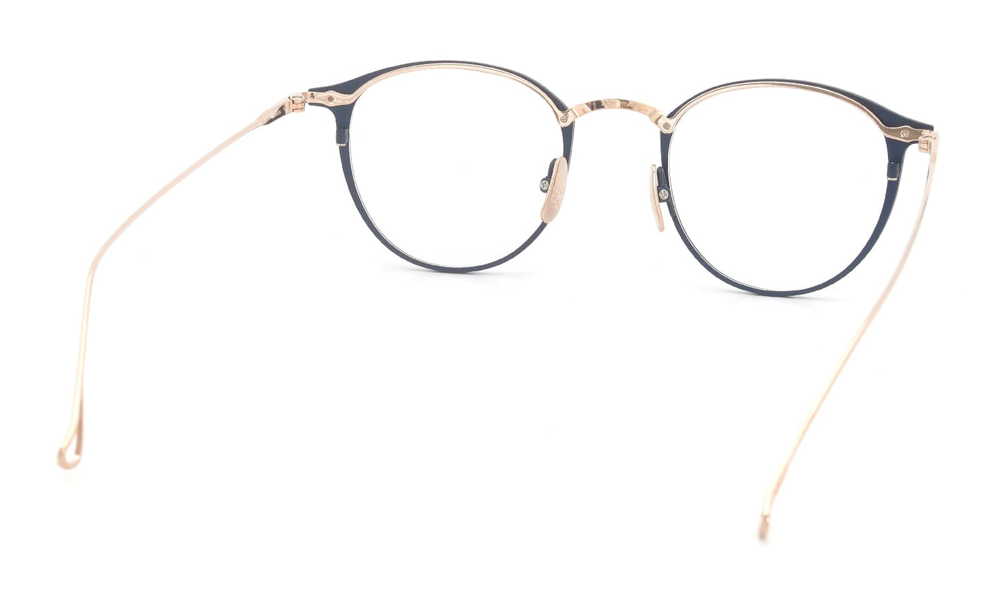 YELLOWS PLUS NIGEL EYEWEAR Matt Navy/Rose Gold