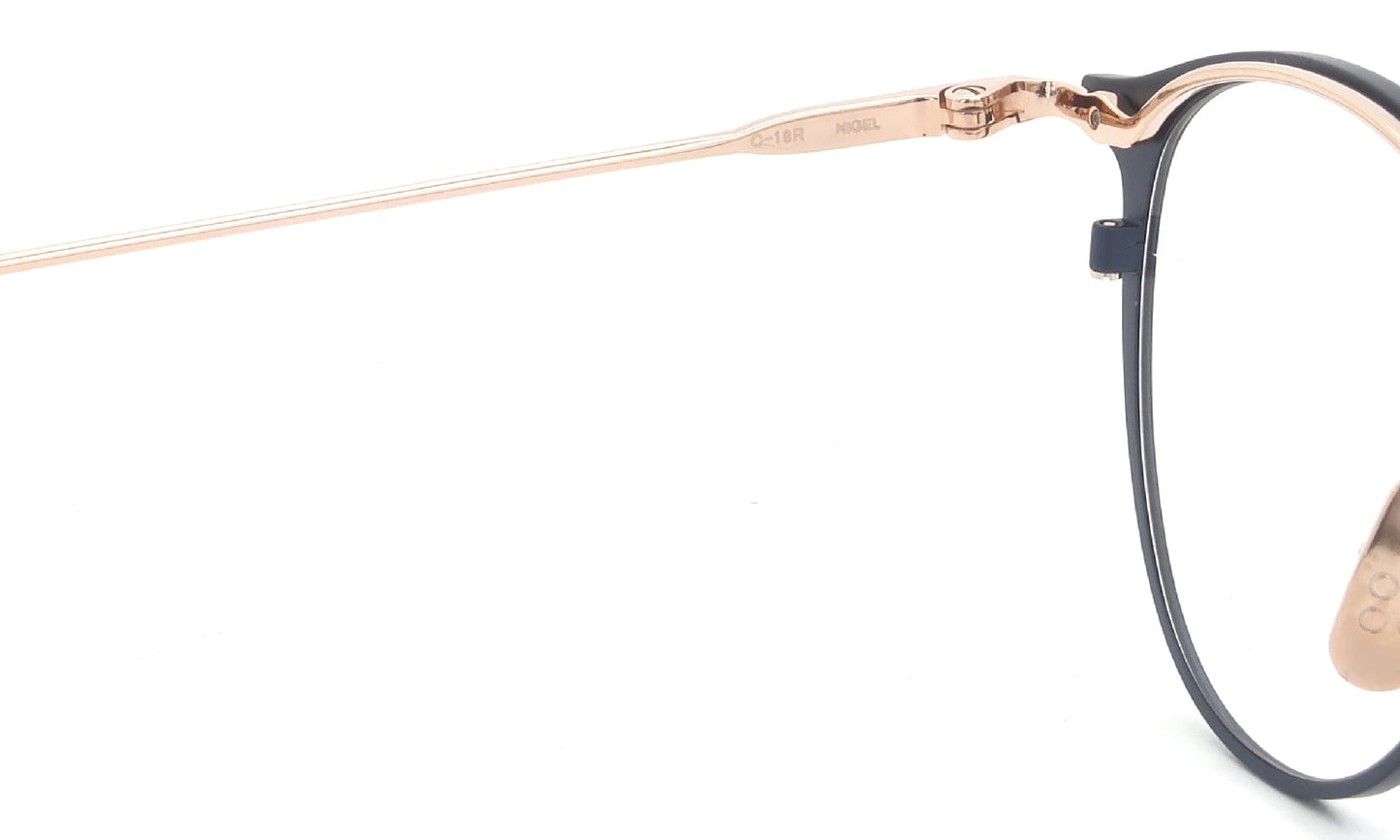 YELLOWS PLUS NIGEL EYEWEAR Matt Navy/Rose Gold