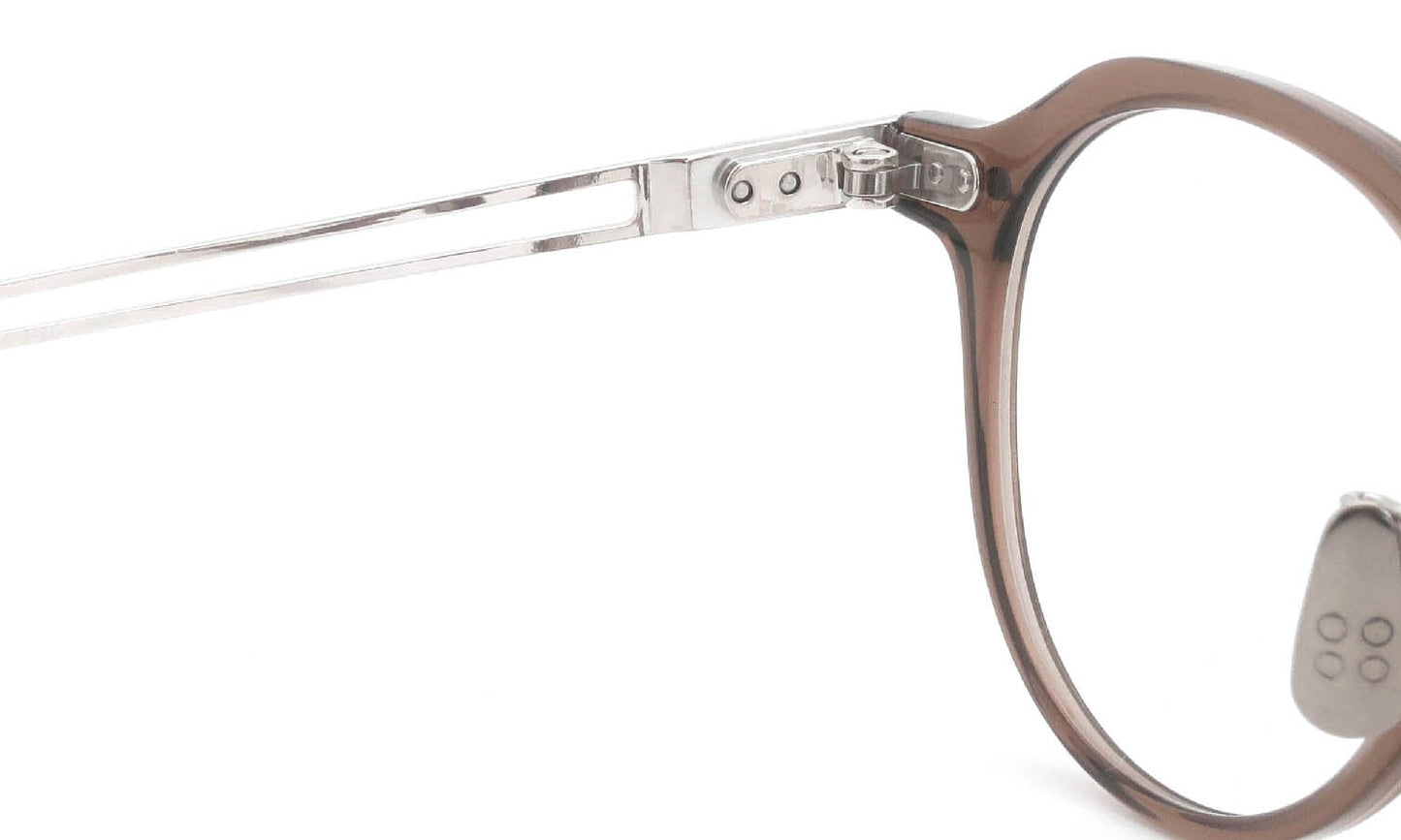 YELLOWS PLUS OLGA EYEWEAR Crystal Brown/Silver