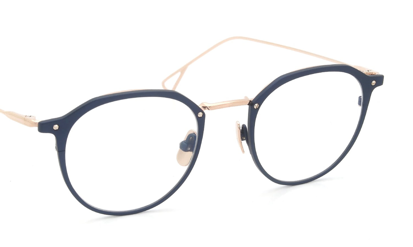 YELLOWS PLUS ROLAND EYEWEAR Matt Navy/Rose Gold