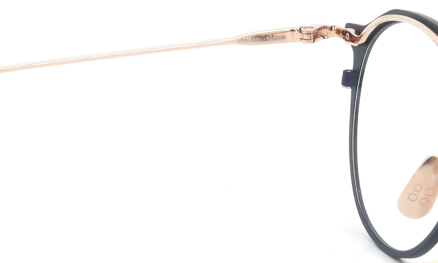 YELLOWS PLUS ROLAND EYEWEAR Matt Navy/Rose Gold