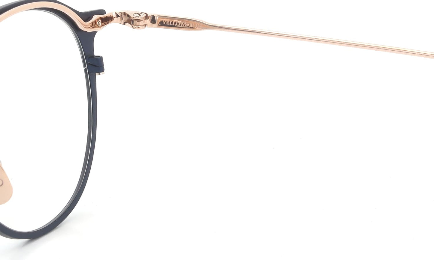 YELLOWS PLUS ROLAND EYEWEAR Matt Navy/Rose Gold
