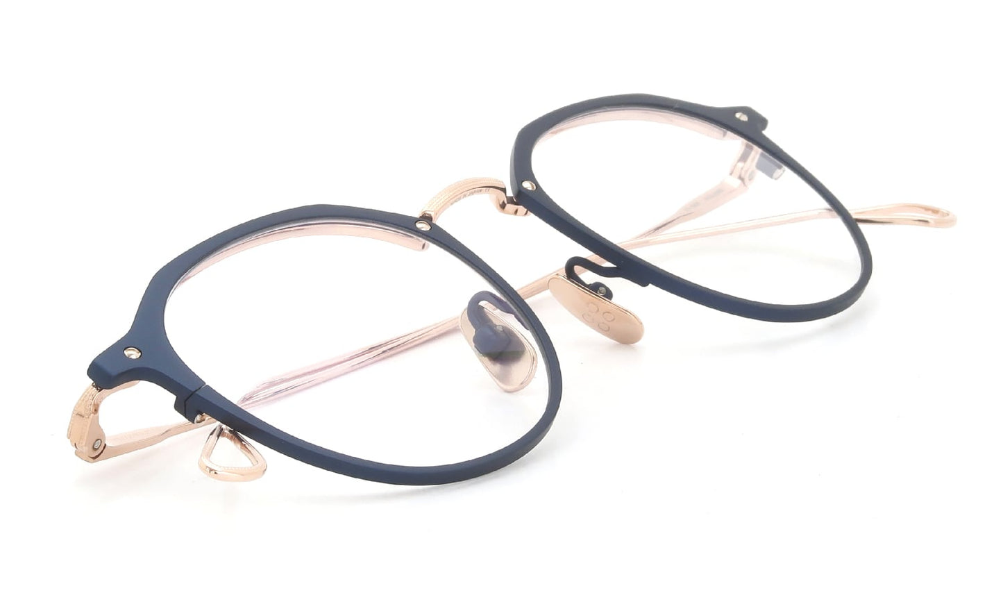 YELLOWS PLUS ROLAND EYEWEAR Matt Navy/Rose Gold