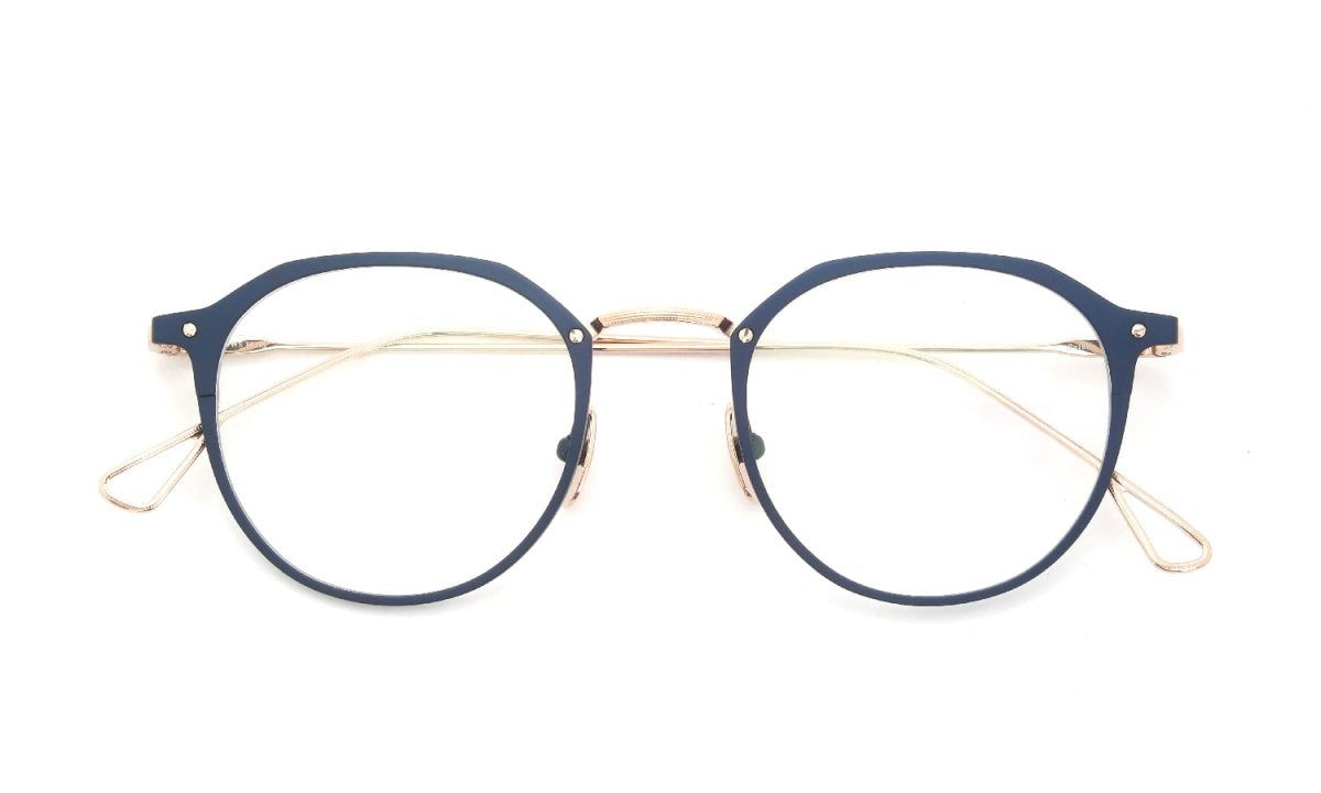 YELLOWS PLUS ROLAND EYEWEAR Matt Navy/Rose Gold