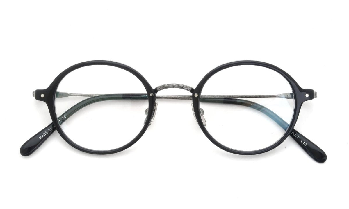 YELLOWS PLUS ROLF EYEWEAR Black/Damage Silver